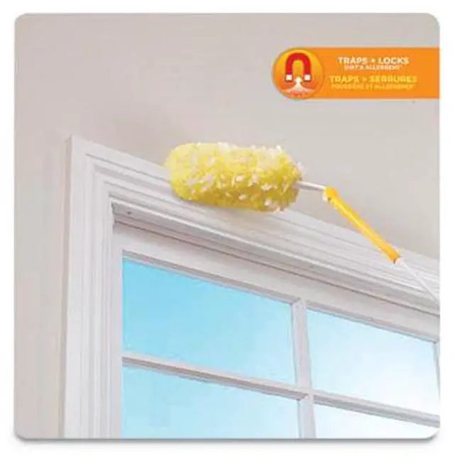 Alt view image 19 of 20 - Swiffer 360 Dusters Plastic Handle Extends to 3 ft 1 Handle & 3 Dusters/Kit