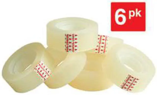 Alt view image 8 of 15 - Universal 83410 Invisible Tape  3/4   x 28 Yards  1 in.Core  Clear  Six per Box
