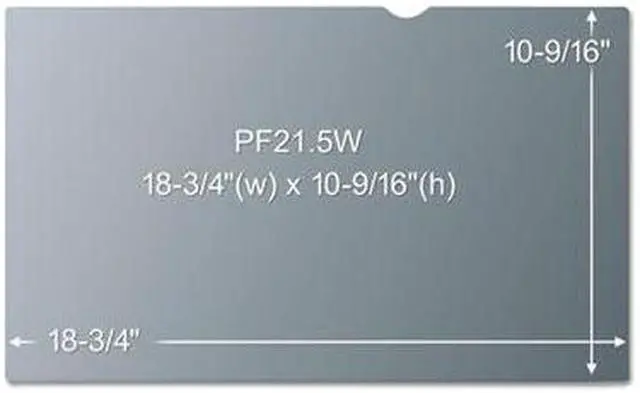 Alt view image 18 of 20 - 3M Privacy Filter Anti-Glare ffor 21.5" Widescreen Monitor (AG215W9B)