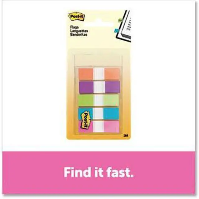 Alt view image 19 of 20 - 3M 6835CB Small Flags Five Bright Colors Five Dispensers of 20 Flags per Color