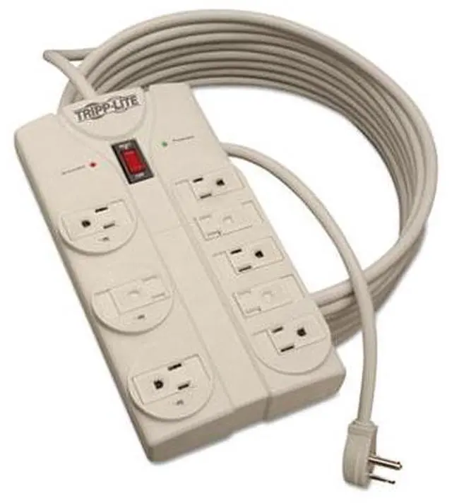 Alt view image 11 of 20 - Tripp Lite TLP825 8 Outlets 1440 Joules 25' Cord Protect It! Surge Suppressor