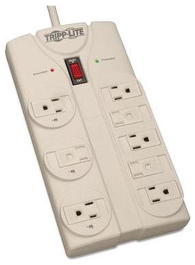 Alt view image 20 of 20 - Tripp Lite TLP808 8 Outlets 1440 Joules 8' Cord Protect It! Surge Suppressor