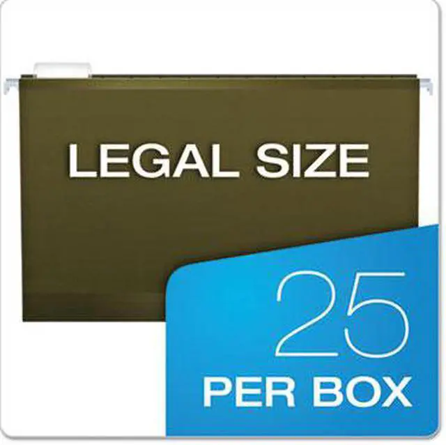 Alt view image 8 of 15 - Pendaflex Reinforced 2" Extra Capacity Hanging Folders Legal Standard Green 25/Box 4153X2