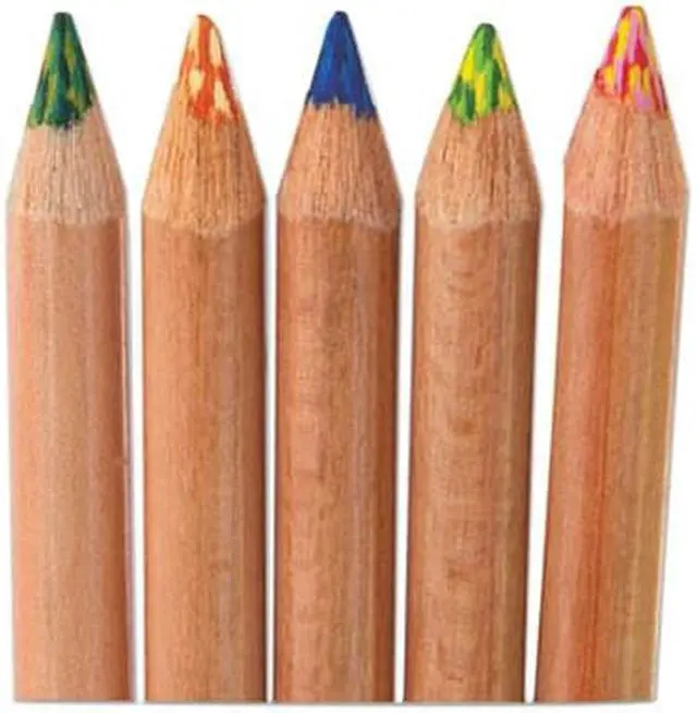 Alt view image 8 of 14 - Koh-I-Noor Tri-Tone Multicolored Pencils 12/ST Multi FA33TIN12BC