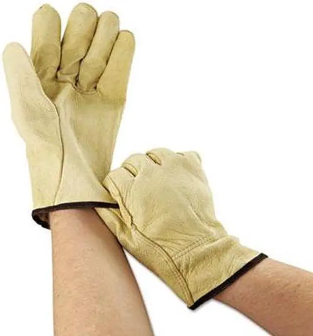 Alt view image 12 of 13 - Unlined Pigskin Driver Gloves Cream Large 12 Pairs