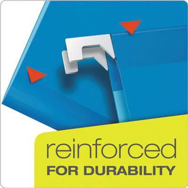 Alt view image 8 of 9 - Pendaflex Ready-Tab 42700 Ready-Tab Hanging File Folders, 2 in. Capacity, Letter, Assorted, 20-Box