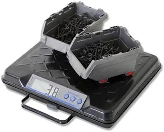 Alt view image 6 of 10 - Brecknell GP100 Portable Electronic Utility Bench Scale, 100Lb Capacity, 12 X 10 Platform