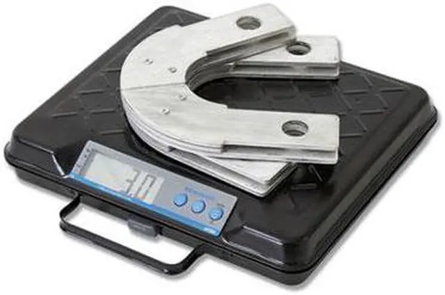Alt view image 9 of 14 - Salter Brecknell GP250 Brecknell Electromechanical Digital Bench Scale - 250 Lb / 110 Kg Maximum Weight Capacity - Ribbed, Steel - Black