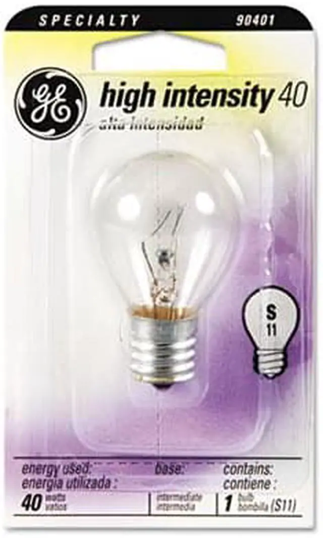 Alt view image 10 of 10 - Ge Incandescent Globe Bulb 40 Watts 35156