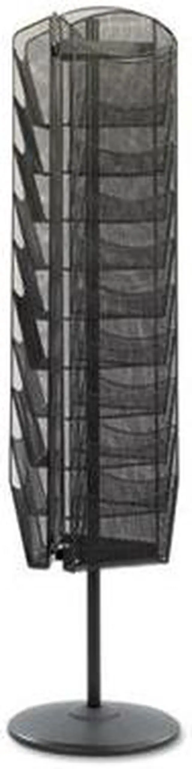 Alt view image 14 of 18 - Safco Onyx Mesh Rotating Magazine Display 30 Compartments 16-1/2w x 66h Black