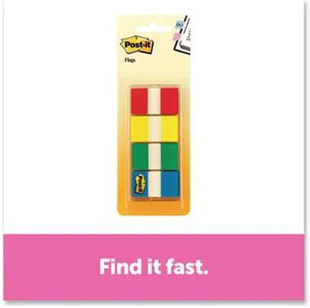 Alt view image 16 of 20 - 3M 680RYGB2 Flags in Portable Dispenser Assorted 160 Flags/Dispenser