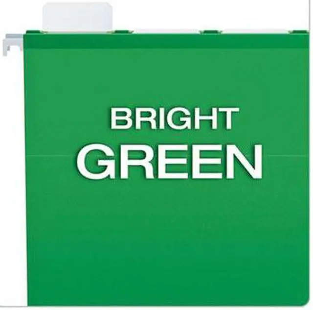 Alt view image 15 of 20 - Tops Pendaflex 42626 Ready-Tab Reinforced Hanging Folders  1/5 Tab  Letter  Bright Green  25 per Box