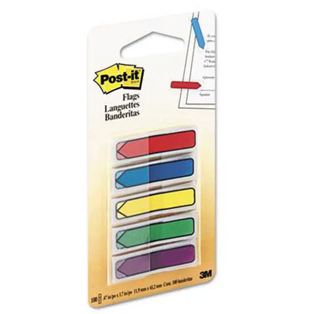 Alt view image 10 of 13 - 3M MMM684ARR1 Post It Flags .47X1.7 Asst Colors- 20 Flgs