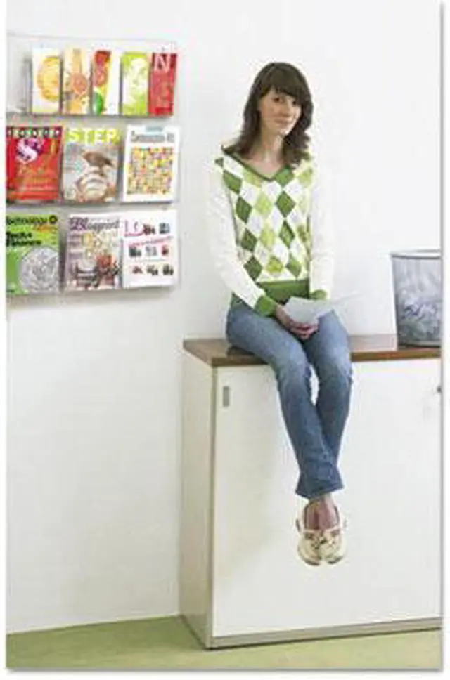 Alt view image 20 of 20 - Safco Reveal Clear Literature Displays 12 Compartments 30w x 2d x 34-3/4h Clear