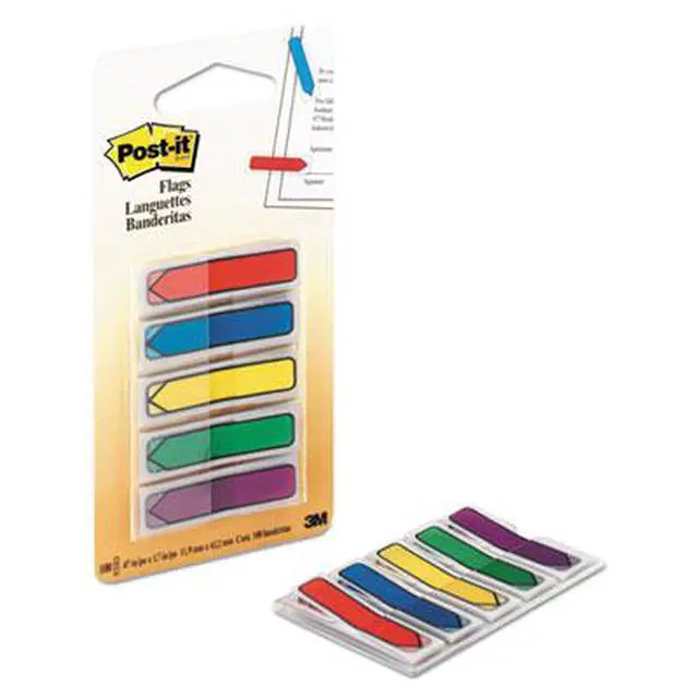 Alt view image 13 of 13 - 3M MMM684ARR1 Post It Flags .47X1.7 Asst Colors- 20 Flgs