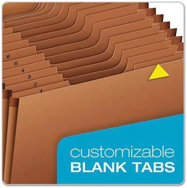 Alt view image 18 of 20 - Pendaflex Heavy-Duty Expanding File 21 Pockets 1/3 Tab Legal Brown R119ALHD