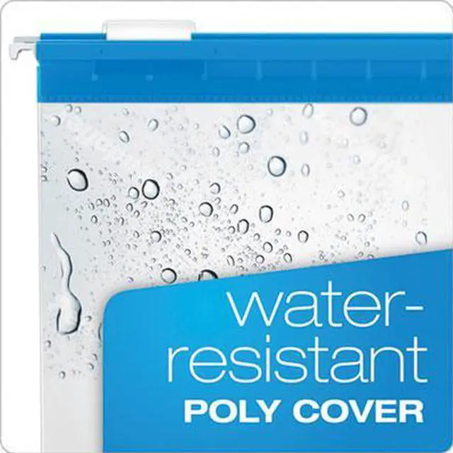 Alt view image 10 of 16 - Pendaflex Poly Hanging File Folders 1/5 Tab Letter Assorted Colors 25/Box 55708