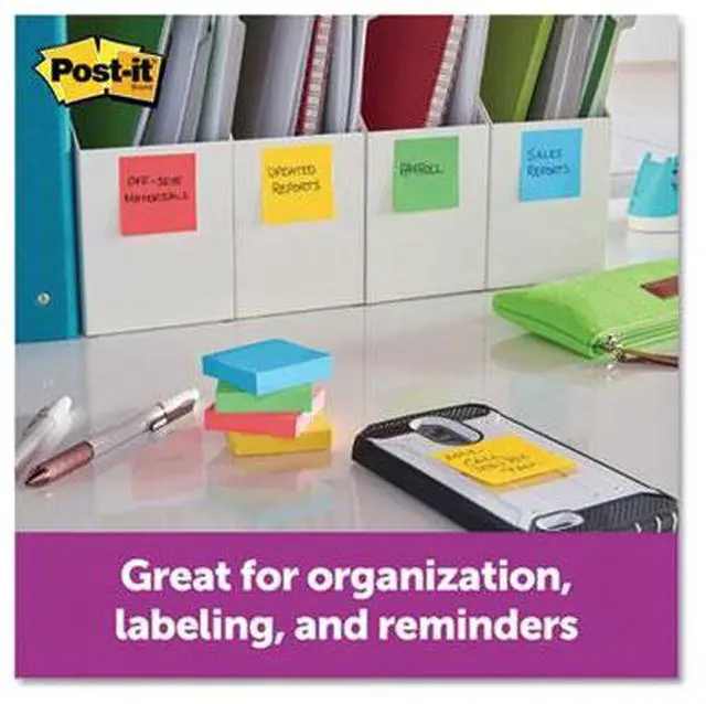 Alt view image 12 of 19 - Post-it Pads in Marrakesh Colors 2 x 2 90-Sheet 8/Pack 6228SSAN