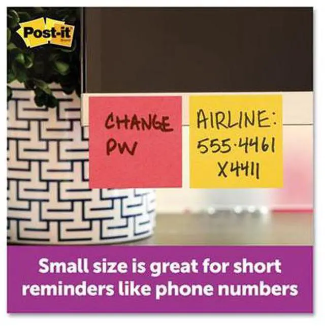 Alt view image 11 of 19 - Post-it Pads in Marrakesh Colors 2 x 2 90-Sheet 8/Pack 6228SSAN