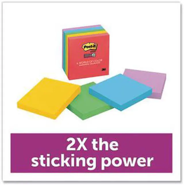Alt view image 9 of 13 - Post-it Pads in Marrakesh Colors 3 x 3 90-Sheet 5/Pack 6545SSAN