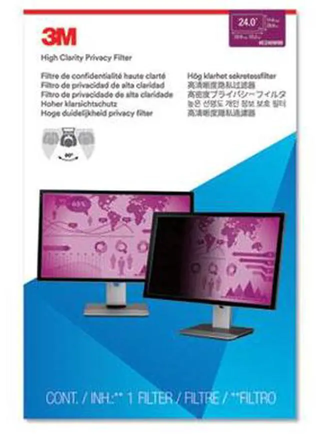 Alt view image 20 of 20 - 3M High Clarity Privacy Filter Black Glossy