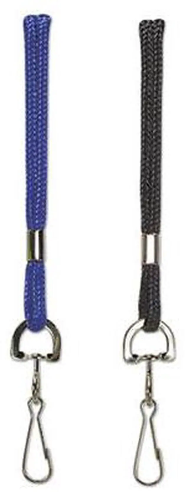 Alt view image 19 of 19 - Baumgartens Standard Lanyard With Hook 36" L Nylon Blue 68903