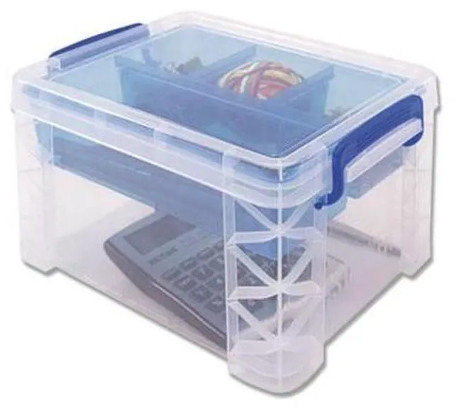Alt view image 15 of 19 - Advantus Box,Storage,5 Comp,Clr 37375