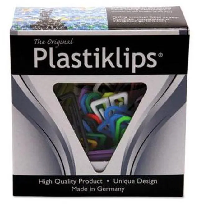 Alt view image 12 of 18 - Baumgartens Plastiklips Paper Clips Large Assorted Colors 200/Box LP0600