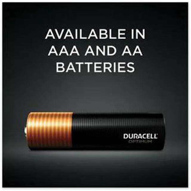 Alt view image 7 of 11 - Duracell Optimum AA Batteries, Pack of 12