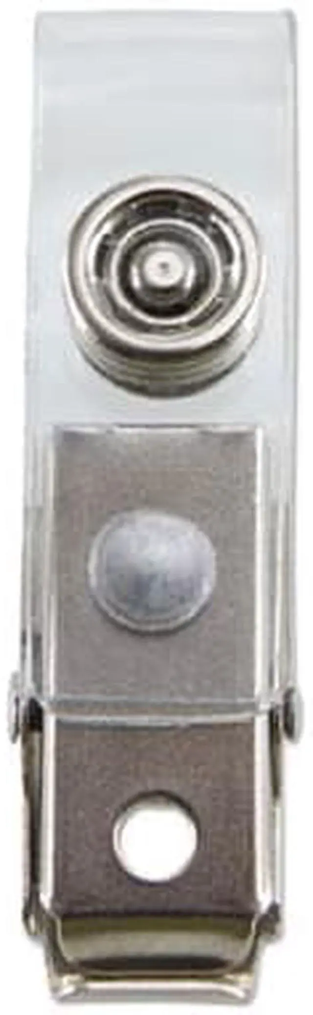 Alt view image 7 of 9 - Baumgartens SICURIX ID Strap Clips, Clear, 25/Pack