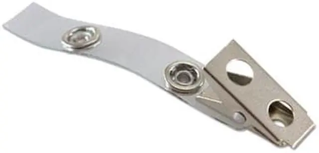 Alt view image 6 of 9 - Baumgartens SICURIX ID Strap Clips, Clear, 25/Pack