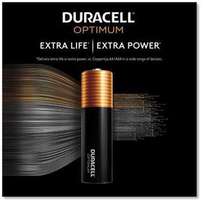 Alt view image 7 of 9 - Duracell Optimum AA Batteries, Pack of 6