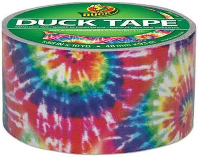 Alt view image 15 of 20 - Patterned Duck Tape 1.88"X10yd-Love Tie-Dye