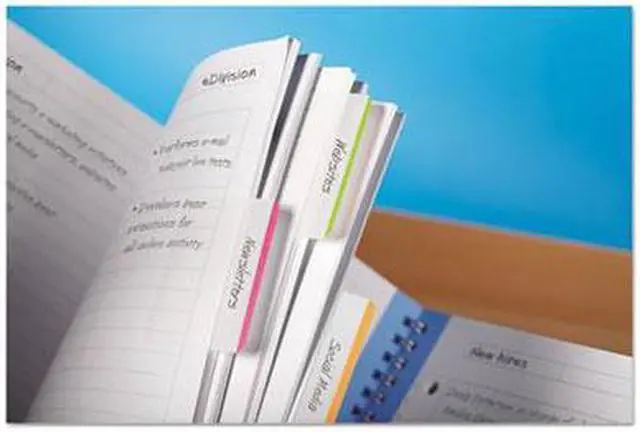 Alt view image 14 of 20 - Post-It Tabs Flag,Index Durable,Ast 686F1BB