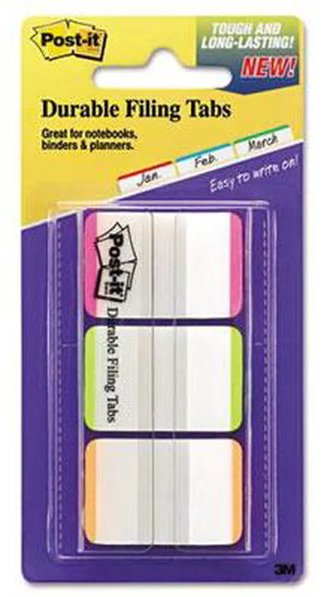 Alt view image 9 of 18 - Post-It Tabs Flag,Durable Filing,Ast 686LPGO