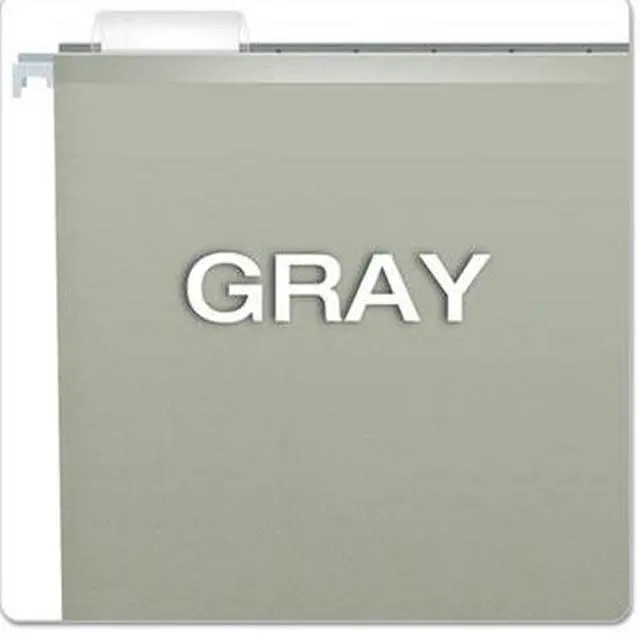 Alt view image 5 of 15 - Pendaflex Reinforced Hanging Folders 1/5 Tab Letter Gray 25/Box 415215GRA