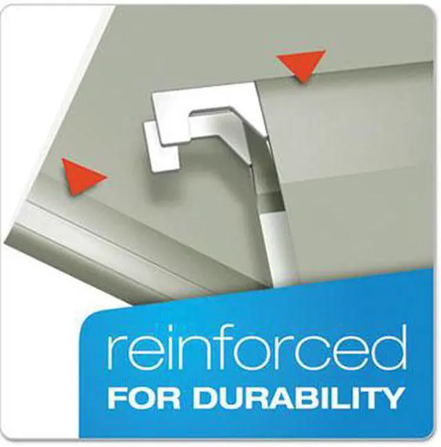 Alt view image 4 of 15 - Pendaflex Reinforced Hanging Folders 1/5 Tab Letter Gray 25/Box 415215GRA