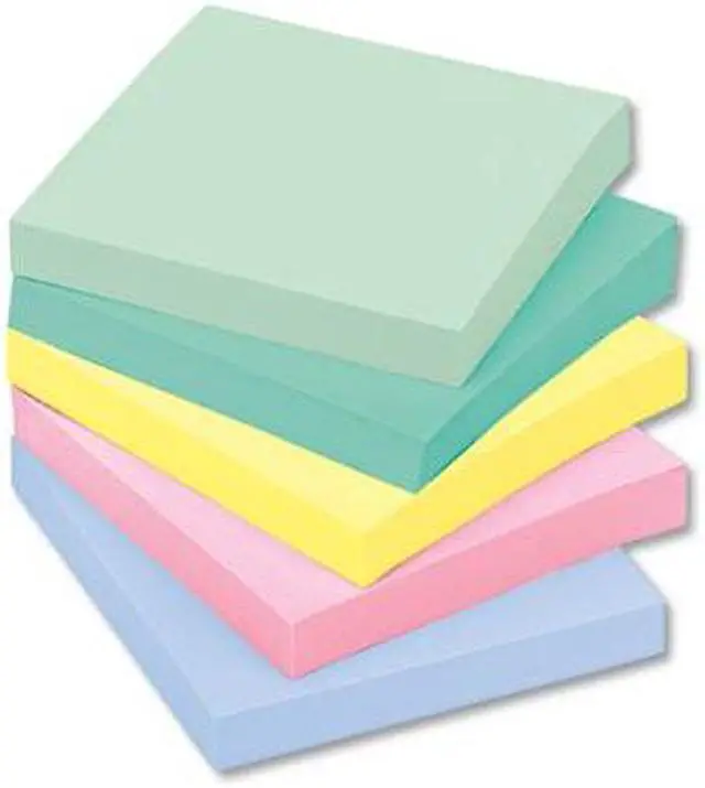 Alt view image 14 of 20 - Post-it Original Pads in Marseille Colors 3 x 3 100-Sheet 12/Pack 654AST