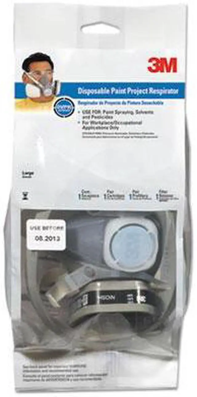 Alt view image 20 of 20 - Dual Cartridge Respirator Assembly 52P71, Organic Vapor/P95, Medium