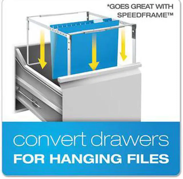 Alt view image 9 of 15 - Pendaflex Reinforced Hanging Folders 1/5 Tab Letter Red 25/Box 415215RED