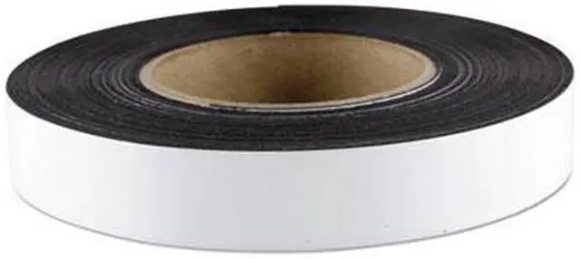 Alt view image 9 of 11 - Baumgartens Dry Erase Magnetic Label Tape White 1" x 50 ft. 66151
