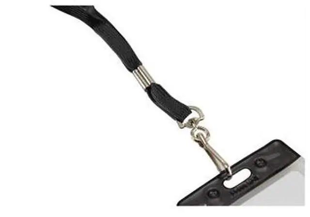 Alt view image 14 of 17 - Baumgartens Flat Lanyards With Hook 36" L 100/BX Black 65619