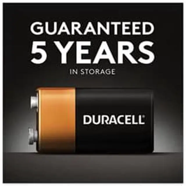 Alt view image 7 of 12 - DURACELL MN1604BKD Duracell CopperTop 9V Alkaline Battery, 12 PK, 9VDC