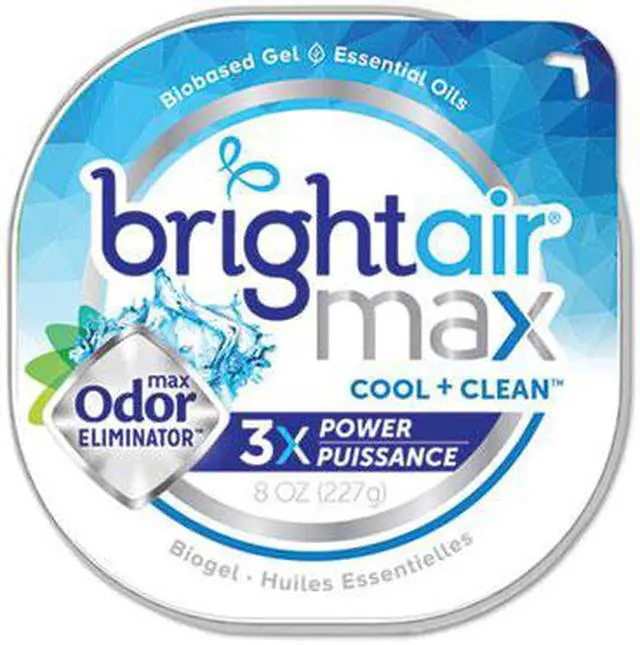 Alt view image 11 of 20 - Max Odor Eliminator Air Freshener Cool and Clean 8 oz Jar 900437EA