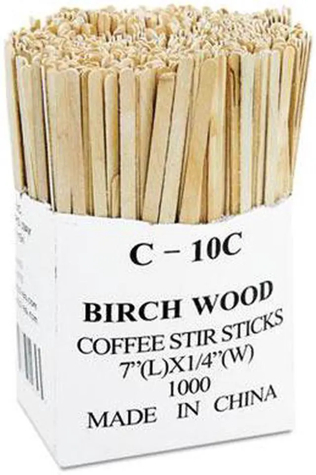 Alt view image 10 of 10 - Eco-Products Stick,Stir, Wooden,Wdg NTSTC10CCT