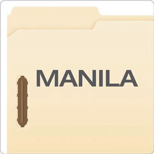 Alt view image 12 of 20 - Pendaflex Fastener Folders 2 Fasteners 1/3 Cut Tabs Legal Manila 50/Box FM313