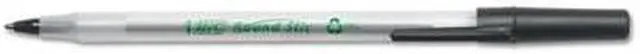 Alt view image 17 of 20 - BIC Ecolutions Round Stic Ballpoint Pen Black Ink 1mm Medium 50/Pack GSME509BK