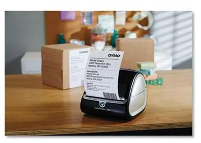Alt view image 18 of 20 - DYMO 2026404 Extra-Large Shipping Labels for LabelWriter Label Printers, White, 4'' x 6'', 5 Rolls of 220
