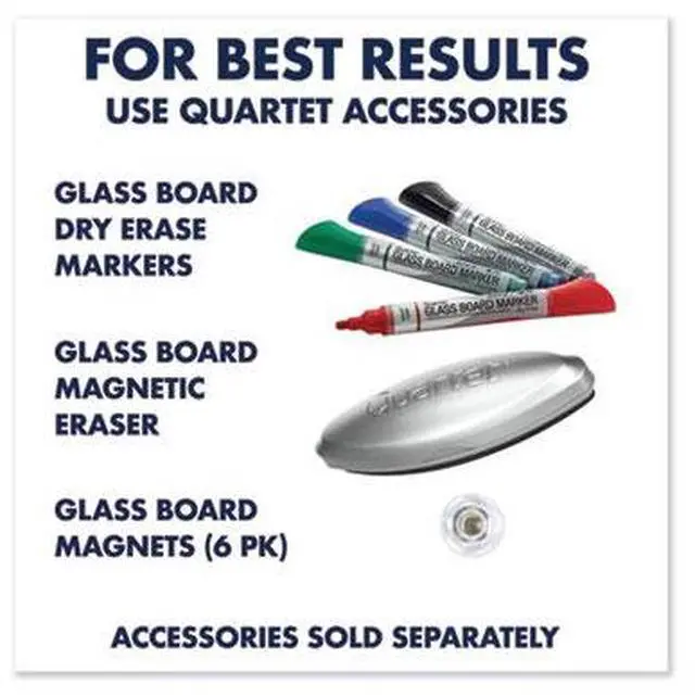 Alt view image 5 of 16 - Quartet G4836F Infinity Glass Marker Board, Frosted, 48 x 36, 1 Each