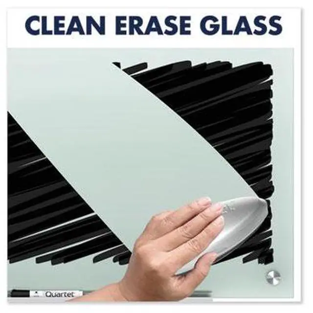 Alt view image 7 of 16 - Quartet G4836F Infinity Glass Marker Board, Frosted, 48 x 36, 1 Each